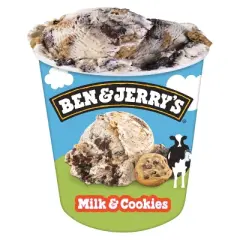 Ben & Jerry's Milk and Cookies Vanilla Ice Cream - 16 fl oz