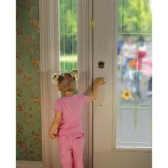 Cardinal Gates Door Guardian - Door Lock Security & Door Reinforcement for Inward Swinging Doors - Child Safety Locks for Doors - 2 Pack