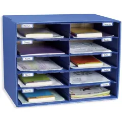 Classroom Keepers 10-Slot Mailbox, 16-3/8 x 12-7/8 x 21 Inches