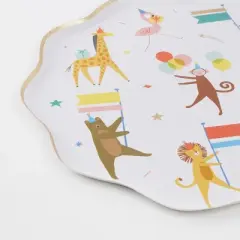 Meri Meri Animal Parade Dinner Plates (Pack of 8)