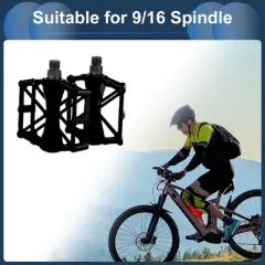 Unique Bargains Cycling Bike Pedal 9/16" Spindle Aluminum Alloy Road Mountain BMX MTB Bike