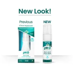 pH-D Feminine Health Boric Acid Sensitive Foam Wash - 6oz