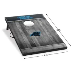 NFL Carolina Panthers 2'x3' Cornhole Board - Gray