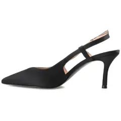 Journee Collection Womens Knightly Sling Back Mid Stiletto Pointed Toe Pumps