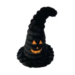 PetLou 15" Halloween Witch Hat Plush Dog Toy