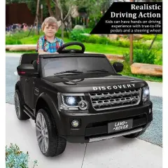 Licensed Land Rover Ride on Car, 12V 4.5 MPH Ride on Toys for Toddler 3-8, Kids Electric Car with Parent Remote Control