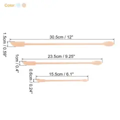 Unique Bargains Small Flexible Double-Headed Reusable Spatulas Mini 8 Pcs