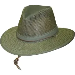 Henschel Men's Polycotton Packable Mesh Breezer Safari Hat
