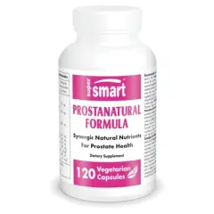 SuperSmart ProstaNatural Formula - with Saw Palmetto, Nettle Root, Beta-Sitosterol | Non-GMO & Gluten Free - 120 Vegetarian Capsules