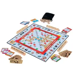 Monopoly Scrabble Board Game