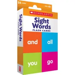 Scholastic Teaching Solutions Flash Cards: Sight Words, 6 Packs