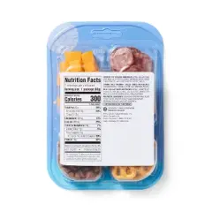 Teeny Tiny Lunch Bites Uncured Dry Sausage Nuggets, Cheddar Cheese, Milk Chocolate Chips & Pretzels 2.9oz - Good & Gather&trade;"