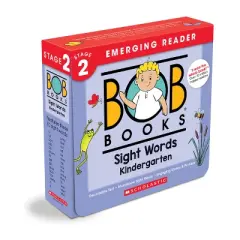 Bob Books - Sight Words Kindergarten Box Set Decodable Phonics Books, Ages 4 and Up, Kindergarten, Flashcards (Stage 2: Emerging Reader)
