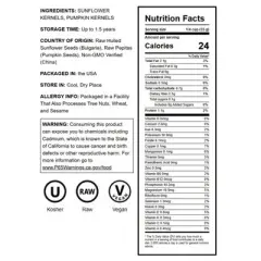 Sunflower and Pumpkin Seed Mix - by Food To Live