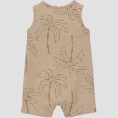 Carter's Just One You&reg; Baby Boys' Solid Textured Palm Romper - Brown