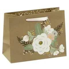 XSmall Floral Cub Gift Bag - Spritz&trade;: Multicolor Botanical Wedding Bridal Party Accessory