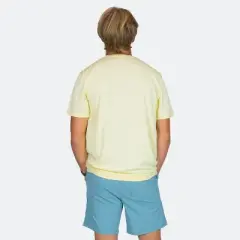 Vapor Apparel Men's UPF 50+ UV Sun Protection Solar Short Sleeve T-Shirt - Pale Yellow, Small