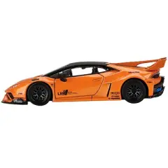 Lamborghini Huracan GT LB WORKS Arancio Borealis Orange Met. w/Gray Met. Top 1/64 Diecast Model Car by True Scale Miniatures