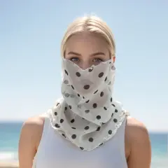 Unique Bargains Solid Earloop Neck Gaiter 1 Pc