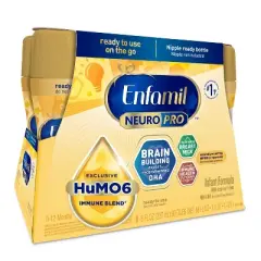 Enfamil NeuroPro Ready to Feed Infant Formula Bottles - 8 fl oz Each/6ct