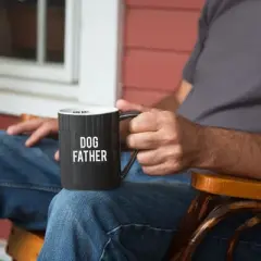 Pavilion Gift Company - Dog Father - 18 oz Mug - Drinkware