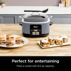 Ninja PossibleCooker PRO 8.5qt Multi-Cooker with 4-in-1 Slow Cooker, Sear, Sous Vide, Oven Safe Pot to 500&deg;F Stone MC1000SP