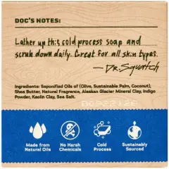 DR. SQUATCH Men's All Natural Bar Soap - Fresh Falls - Clean Breeze Scent - 5oz