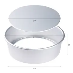 REGALWOVEN Aluminum Alloy Warp-Resistant Cake Pan 2 Pcs