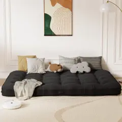 APRILSOUL Full Size Floor Mattress Futon Mattress Sleeping Pad Foldable Roll Up Mat, Sofa Couch Bed