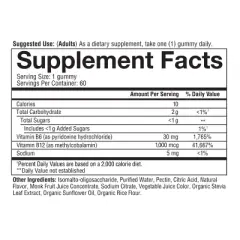 Youtheory B12B6 - Vegan Vitamin B6 & Vitamin B12 - Offers Brain Health, Energy & Immunity Support* - Dairy, Soy & Gluten Free - 60 Gummies