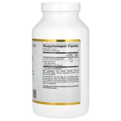 CoQ10 100 mg, Coenzyme Q10 Ubiquinone USP with Bioperine Black Pepper for Enhanced Absorption, Supports Mitochondrial Function*, 360 Veggie Capsules