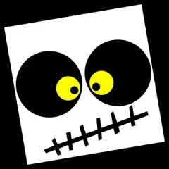 Girl's Design By Humans Square Skull By LonaMisa T-Shirt