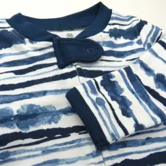 Honest Baby 2pk Crabs Sleep N' Play - Navy Blue