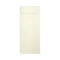 JAM Paper Self Seal Policy Envelope 4 1/8" x 9 1/2" Natural Linen 50/Pack (7716-NLI-50)