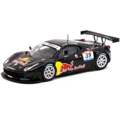 Ferrari 458 Italia GT3 #39 Loeb - Hernandez "Red Bull" GT Tour (2011) "Hobby64" Series 1/64 Diecast Model Car by Tarmac Works