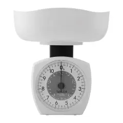 Taylor&reg; Precision Products Stainless Steel Kitchen Scale, 11lb in White