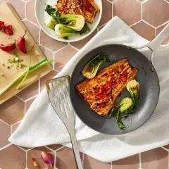 10" Nonsitck Hard Anodized Frypan Dark Gray - Figmint&trade;