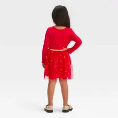 Toddler Girls' Tulle Dress - Cat & Jack&trade; Red