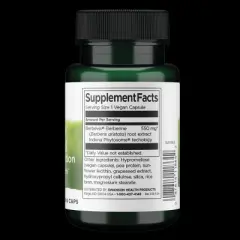 Swanson Berberine Advanced Enhanced Absorption - Featuring Berbevis 550 mg 30 Veg Caps