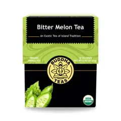 Buddha Teas Organic Bitter Melon Tea - Case of 6/18 Bags
