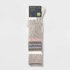 Women's 2pk Heavyweight Cushioned Striped Knee High Socks - All in Motion&trade; 4-10