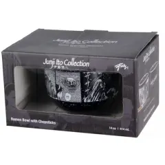 Junji Ito Collection Manga Ramen Bowl Bundle with Bowl, Bamboo Chopsticks Set