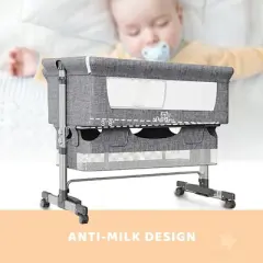 Dexmalle Adjustable Portable Baby Bassinet