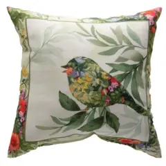 Manual Woodworks and Weavers Butterfly Garden Throw Pillow &ndash; Climaweave Outdoor Cushion 12x12