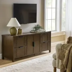 Dosinia 4 Drawer Media Stand Brown - Threshold&trade; designed with Studio McGee