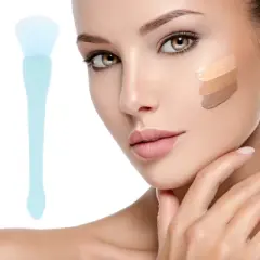 Unique Bargains Double Head Facial Mask Brush 1 Pc