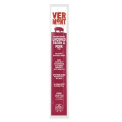 Snack Sticks by Vermont Smoke & Cure &ndash; Hickory Smoked Bacon  Pork &ndash; Healthy Meat Protein &ndash; 1oz Jerky Stick &ndash; 24 count carton