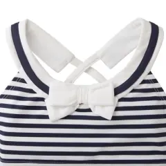 Hope & Henry Girls' Sailor Bikini Swim Set, Kids