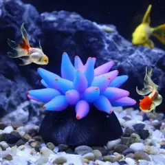 Unique Bargains Silicone Aquarium Simulation Bubble Coral Fish Tank Landscape Decoration 2.56"x2.76" 1 Pc