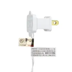 Northlight 35ct LED Wide Angle Christmas Lights Warm White - 17.5' White Wire